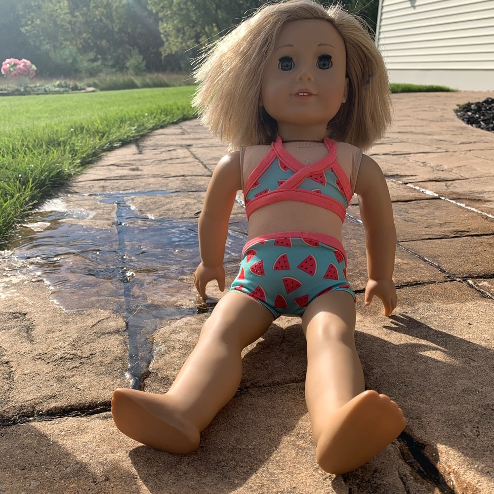American girl doll bikini